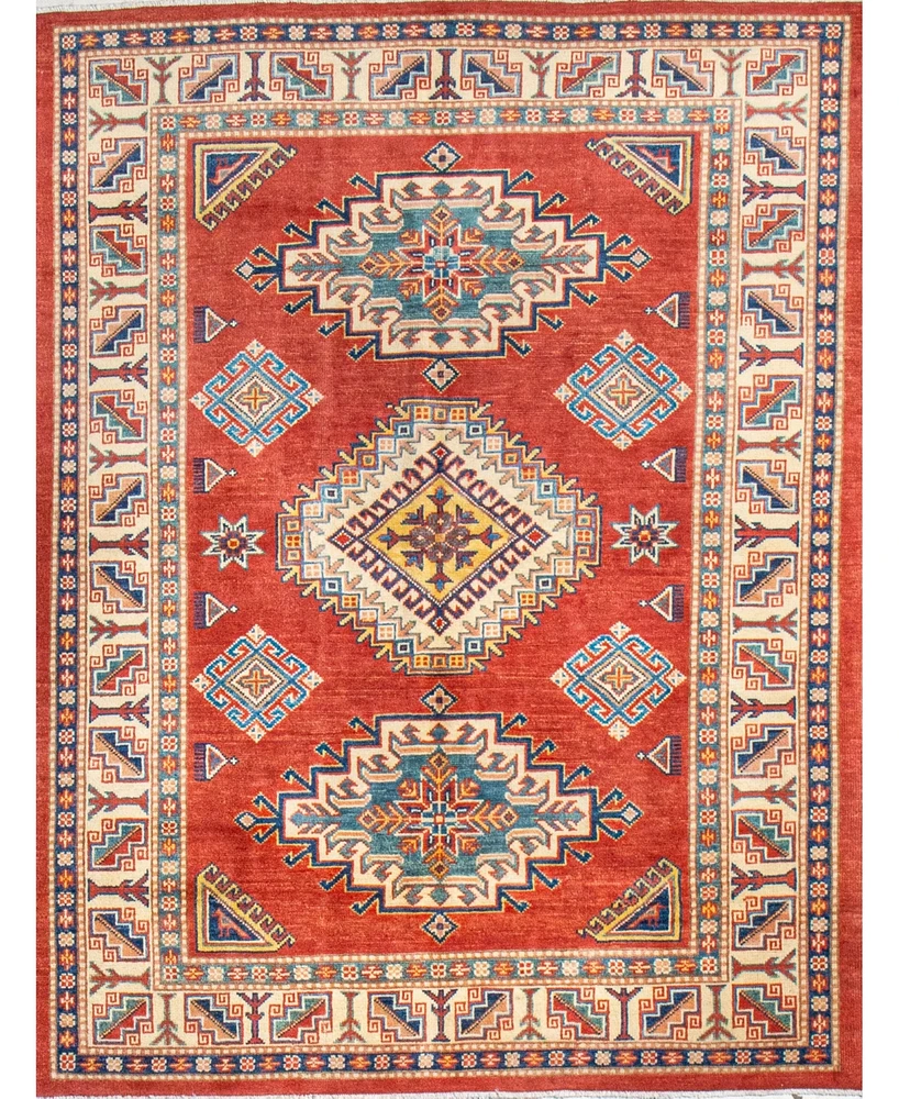 Bashian One of a Kind Pak Kazak 640494 4'10''x6'4'' Area Rug