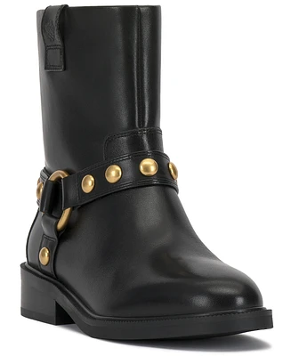 Vince Camuto Women's Amais Full Zip Closure Moto Booties