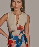 Donna Karan New York Women's Sleeveless Scuba Sheath Dress