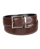 Kenneth Cole Reaction Men's 2-In-1 Reversible Feather Edge Dress Belt