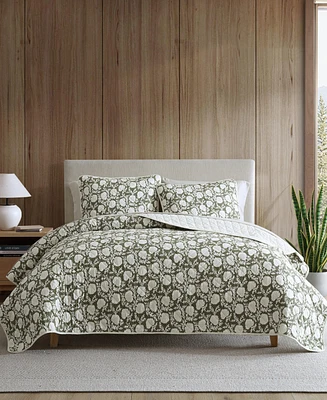 Eddie Bauer Garden Bloom Cotton Reversible -Pc. Quilt Set