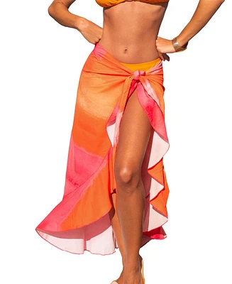 Cupshe Women's Last Light Ombre Cover-Up Sarong