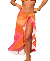 Cupshe Women's Last Light Ombre Cover-Up Sarong