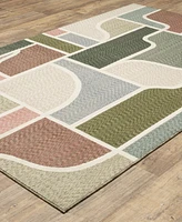 Oriental Weavers Tisdell TIS02 5'3"x7'6" Area Rug