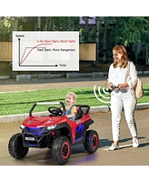 12V 2-Seater Kids Ride on Utv with Slow Start Function and Music Player