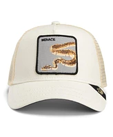 Goorin Bros Men's Cream Deadly Companion Adjustable Canvas Trucker Hat