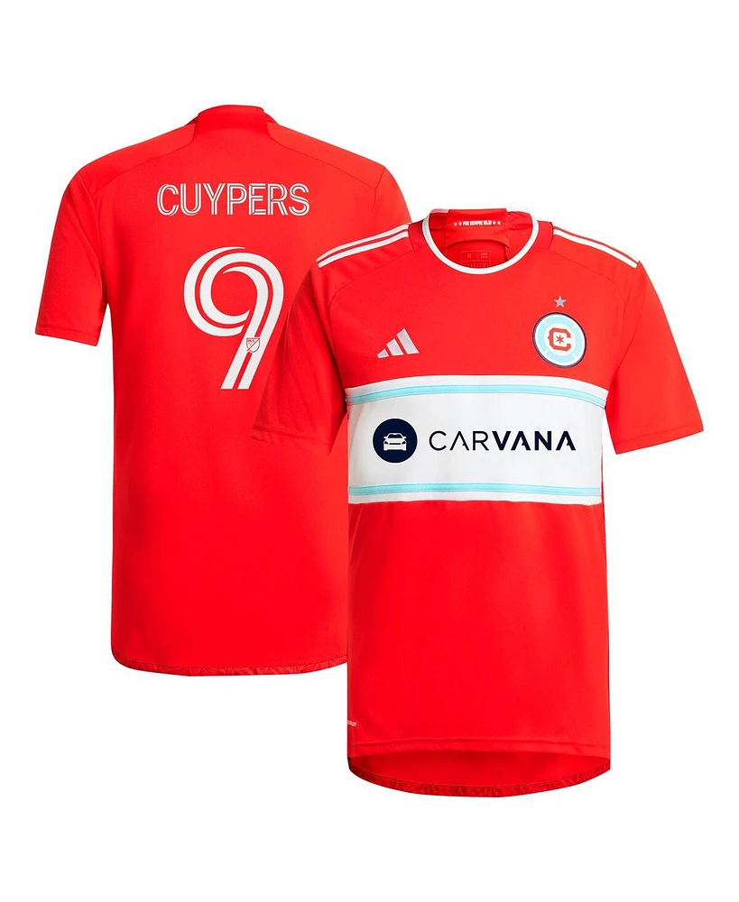 Adidas Men's Hugo Cuypers Red Chicago Fire 2024 Return to Replica Player Jersey