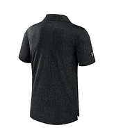Fanatics Men's Black Chicago Blackhawks Authentic Pro Jacquard Polo Shirt