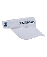 Nike Men's White Illinois Fighting Illini 2025 On-Field Ace Performance Adjustable Visor Hat