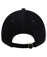 New Era Men's Black Philadelphia 76ers Throwback Corded 9TWENTY Adjustable Hat