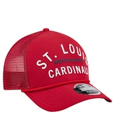 New Era Men's Red St. Louis Cardinals Minimalist 9FORTY A-Frame Adjustable Hat
