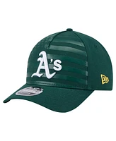 New Era Men's Green Athletics American Flag 9FORTY M-Crown A-Frame Adjustable Hat
