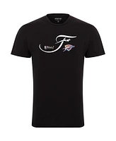Sportiqe Men's and Women's Black Oklahoma City Thunder 2025 Nba Finals Bingham Premium T-Shirt