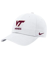 Nike Men's White Virginia Tech Hokies 2025 On-Field Club Adjustable Hat