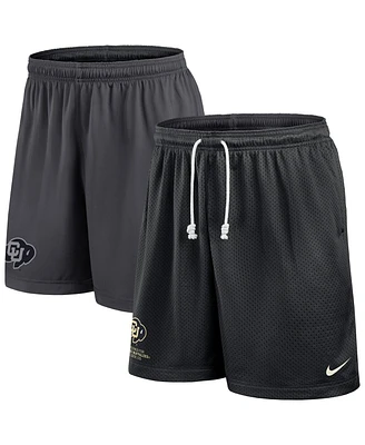 Nike Men's Black/Gray Colorado Buffaloes 2025 Sideline Reversible Performance Shorts