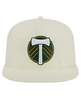New Era Men's Cream Portland Timbers 2025 Kickoff Snapback Golfer Hat