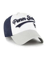'47 Brand Big Boys and Girls White Penn State Nittany Lions Scooter Clean Up Adjustable Hat