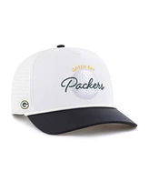 '47 Brand Men's White/Black Green Bay Packers Gimmie Golf Hitch Rope Adjustable Hat