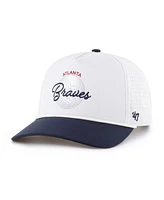 '47 Brand Men's White/Navy Atlanta Braves Gimmie Golf Hitch Rope Adjustable Hat