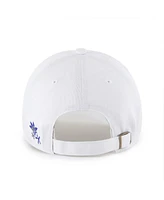 '47 Brand Women's White Los Angeles Dodgers Flower Power Clean Up Adjustable Hat