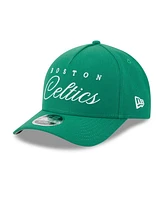 New Era Men's Kelly Green Boston Celtics 2025 Nba Draft M-Crown A-Frame 9FORTY Adjustable Hat