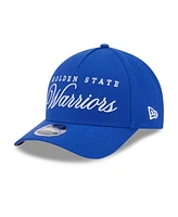 New Era Men's Royal Golden State Warriors 2025 Nba Draft M-Crown A-Frame 9FORTY Adjustable Hat