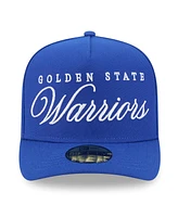 New Era Men's Royal Golden State Warriors 2025 Nba Draft A-Frame 59FIFTY Fitted Hat