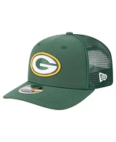 New Era Men's Green Green Bay Packers Team Collection 9SEVENTY Stretch-Snap Adjustable Hat