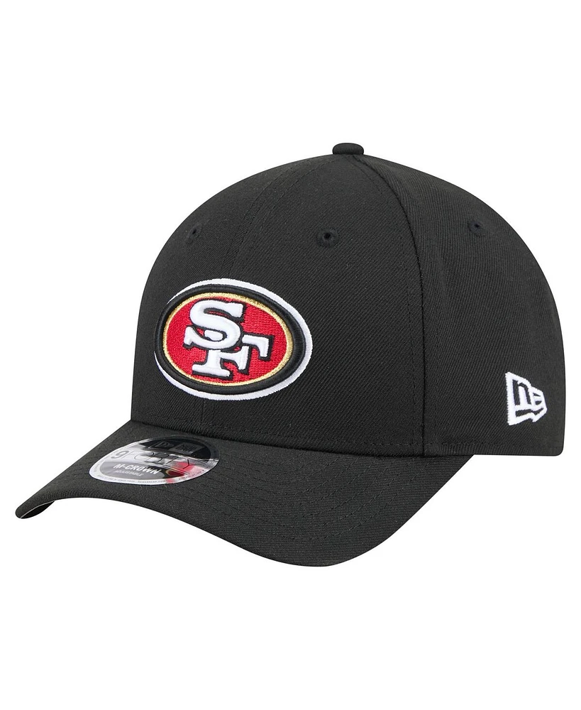 New Era Men's Black San Francisco 49ers Team Collection 9FORTY M-Crown Adjustable Hat