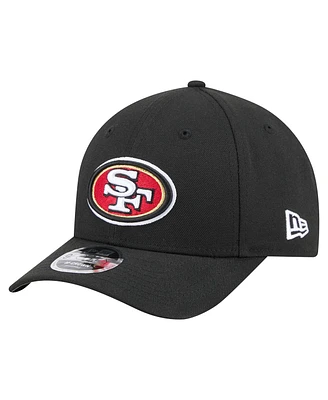 New Era Men's Black San Francisco 49ers Team Collection 9FORTY M-Crown Adjustable Hat