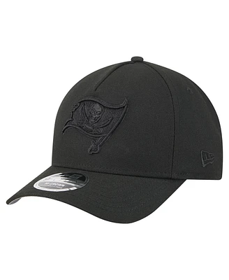 New Era Men's Black Tampa Bay Buccaneers Team Collection 9FORTY M-Crown A-Frame Adjustable Hat