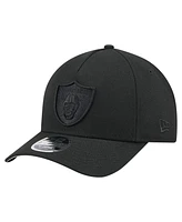New Era Men's Black Las Vegas Raiders Team Collection 9FORTY M-Crown A-Frame Adjustable Hat