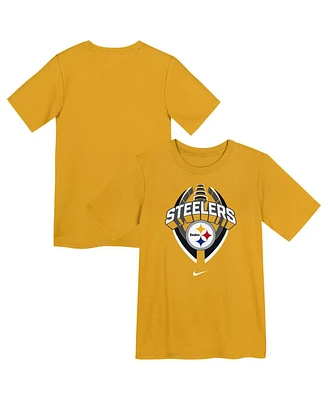 Nike Preschool Gold Pittsburgh Steelers Icon Legend T-Shirt