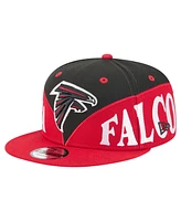 New Era Men's Black/Red Atlanta Falcons Split 9FIFTY Snapback Hat