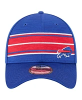 New Era Men's Royal Buffalo Bills Stripes 39THIRTY Flex Hat