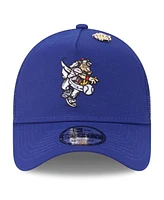New Era Men's Royal Texas Rangers 2025 Big League Chew A-Frame 9FORTY Adjustable Trucker Hat