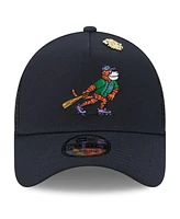 New Era Men's Navy Detroit Tigers 2025 Big League Chew A-Frame 9FORTY Adjustable Trucker Hat