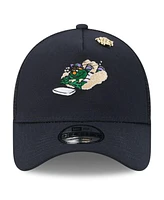 New Era Men's Navy Boston Red Sox 2025 Big League Chew A-Frame 9FORTY Adjustable Trucker Hat
