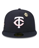 New Era Men's Navy Minnesota Twins 2025 Big League Chew 59FIFTY Fitted Hat