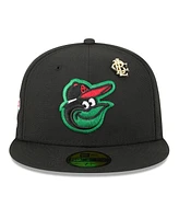 New Era Men's Black Baltimore Orioles 2025 Big League Chew 59FIFTY Fitted Hat