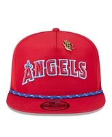 New Era Men's Red Los Angeles Angels 2025 Big League Chew Golfer Snapback Hat