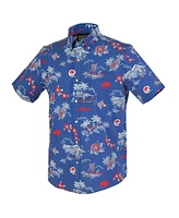 Reyn Spooner Men's Royal Buffalo Bills Throwback Kekai Performance Button-Down Shirt