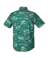 Reyn Spooner Men's Green Philadelphia Eagles Throwback Kekai Performance Button-Down Shirt