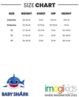 Baby Shark Girls Pinkfong Pullover Fleece Sweatshirt and Pants Outfit Set