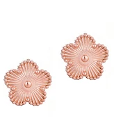 Adornia Tarnish Resistant Rose Gold 5 Leaf Clover Stud Earrings