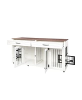 Furniture Style Dog Cage with Double Door