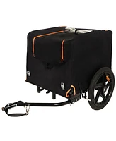 2-in-1 Bike & Pet Trailer - Convertible Carrier, All-Terrain Wheels