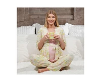 Everly Grey Maternity Analise During & After 5-Piece Maternity/Nursing Sleep Set