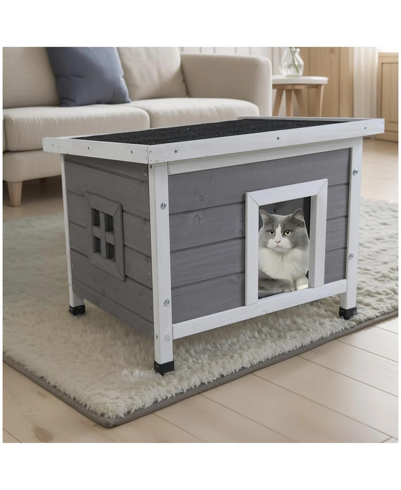 Cat House Waterproof Outdoor/Indoor Shelter