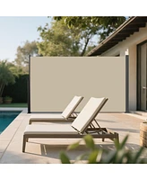 Streamdale Furniture Retractable Side Awning, 118" x 71"